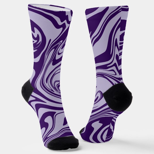 Spill - Purple Socks (Angled)