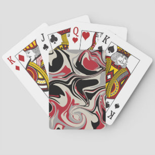 Spill - Red, Grey, Black and Bone White Playing Cards