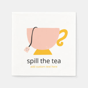 Spill the Tea Napkin