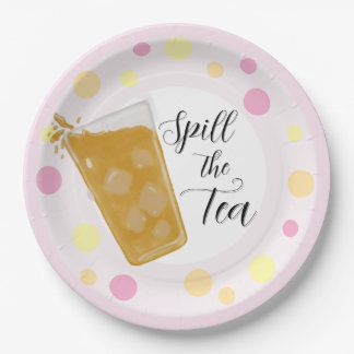 Spill the Tea Party Plates