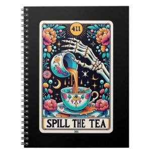 Spill the Tea Tarot Card Notebook Collection