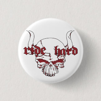 spilla Ride Hard diametro 3cm 3 Cm Round Badge