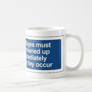 spillages coffee mug