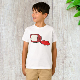 Spilled Jam Cute Red Jelly Jar  T-Shirt