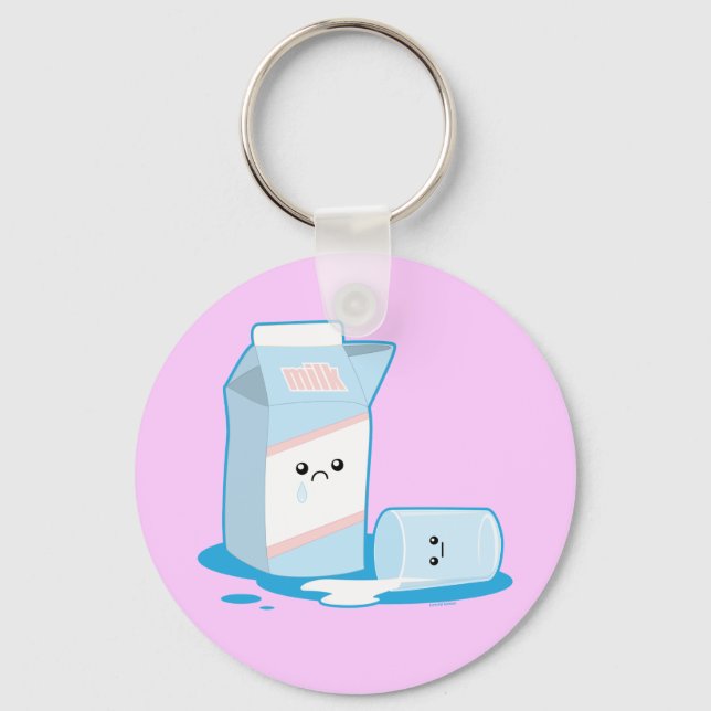 Spilled Milk Key Ring (Front)