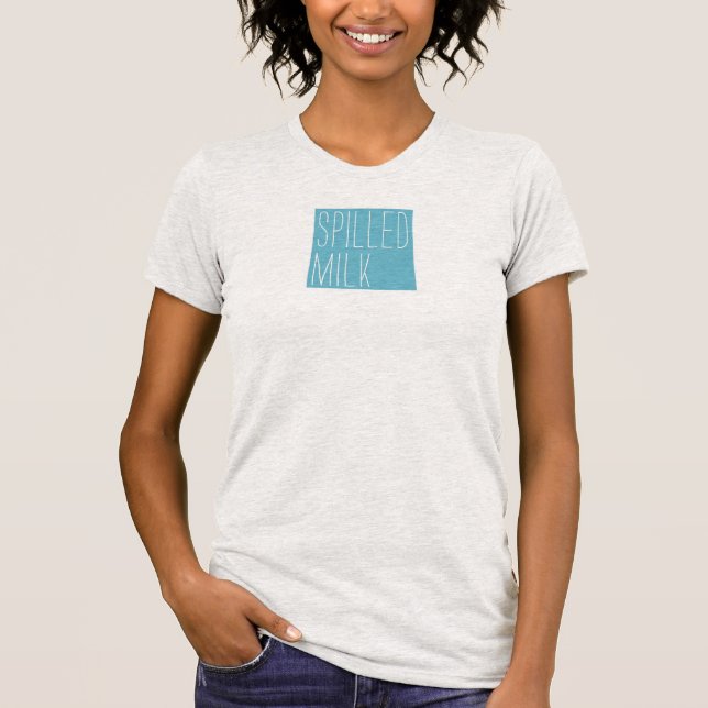 Spilled Milk square logo women's shirt (Front)