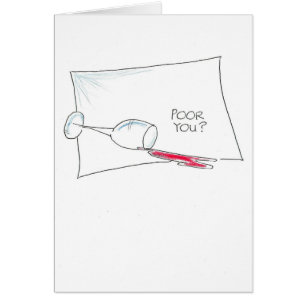Spilled wine
