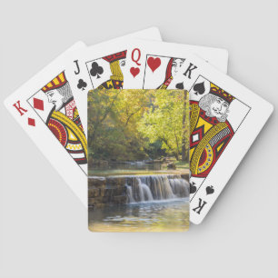 Spilling Over The Road Playing Cards