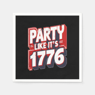 Spilling The Tea Since 1773 Funny American History Napkin