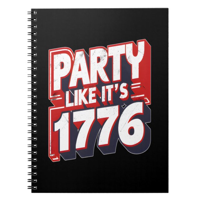 Spilling The Tea Since 1773 Funny American History Notebook (Front)