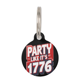 Spilling The Tea Since 1773 Funny American History Pet Tag