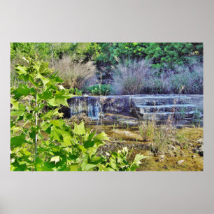 Spillway and Stones Poster