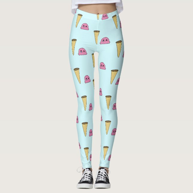 Spilt Ice Cream Leggings (Front)