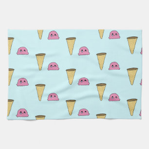 Spilt Ice Cream Tea Towel