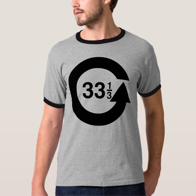 Spin @ 33.3 rpm T-Shirt (Front)