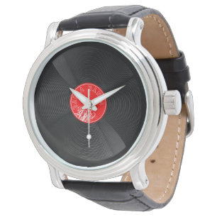 Spin Back in Time – Retro Vinyl Record Watch