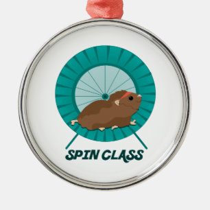 Spin Class Metal Tree Decoration