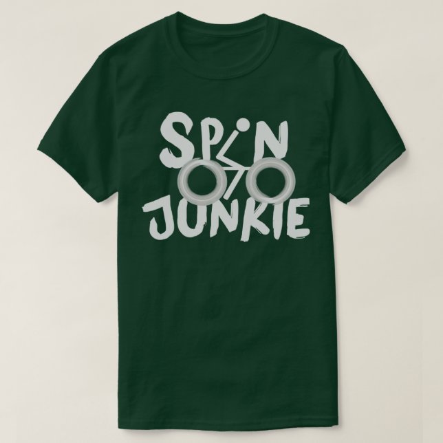 Spin Junkie  T-Shirt (Design Front)