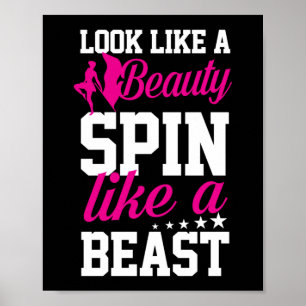 Spin Like A Beast Colour Guard Marching Band Poster
