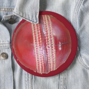 Spin Master's Sphere: A Fun Left Spin Cricket Ball 6 Cm Round Badge