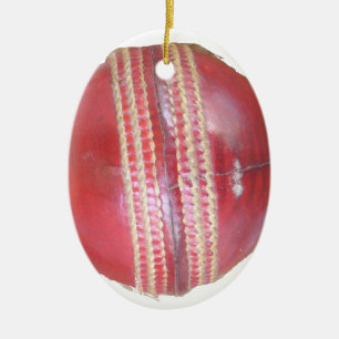 Spin Master's Sphere: A Fun Left Spin Cricket Ball Ceramic Tree Decoration