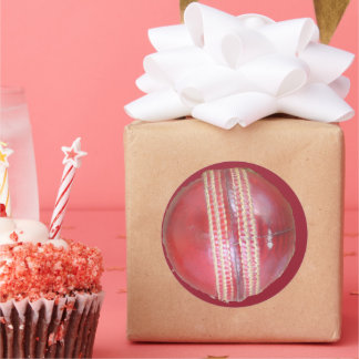 Spin Master's Sphere: A Fun Left Spin Cricket Ball Classic Round Sticker