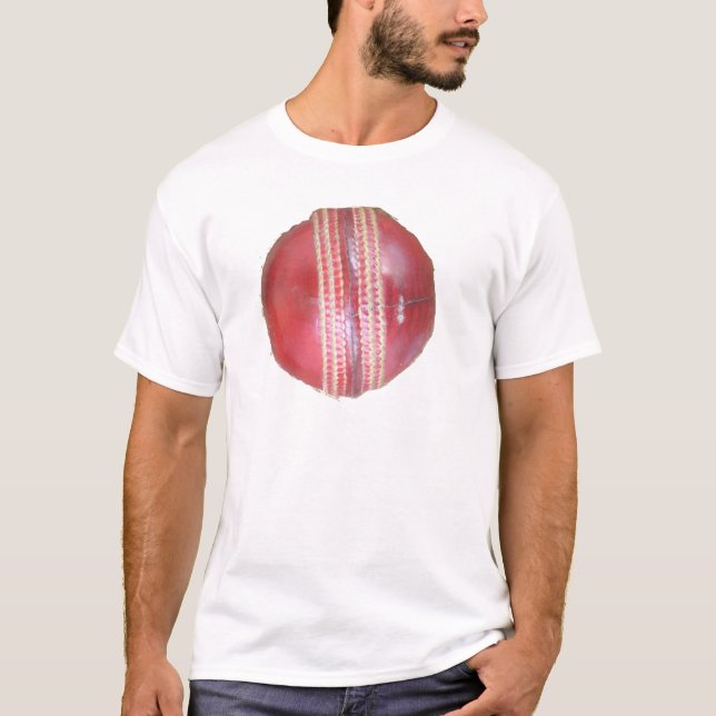 Spin Master&#x27;s Sphere: A Fun Left Spin Cricket Ball T-Shirt (Front)
