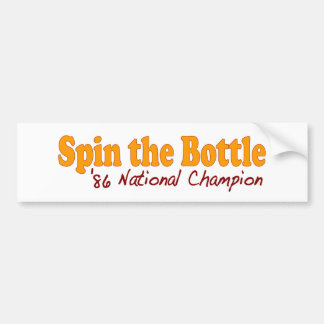 Spin The Bottle Bumper Sticker