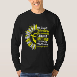 Spina Bifida Awareness Month My Scars Tell Story S T-Shirt