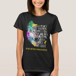Spina Bifida Awareness Ribbon Support Gifts T-Shirt