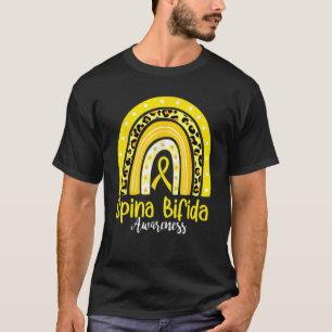 Spina Bifida Awareness Yellow Ribbon For Men Women T-Shirt