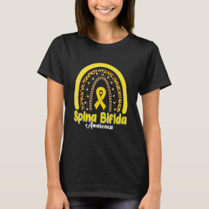 Spina Bifida Awareness Yellow Ribbon For Men Women T-Shirt