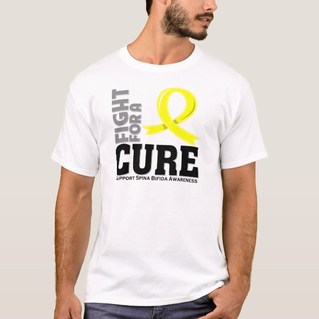 Spina Bifida Fight For A Cure T-Shirt (Front)