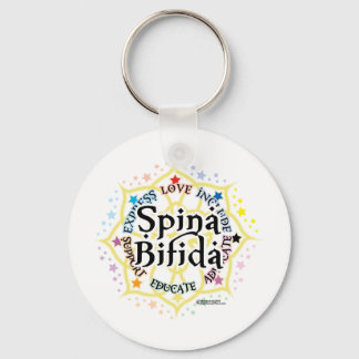 Spina Bifida Lotus Key Ring