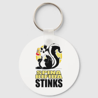 Spina Bifida Stinks Key Ring