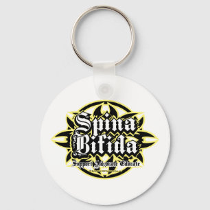 Spina Bifida Tribal Key Ring