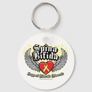 Spina Bifida Wings Key Ring