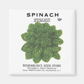 Spinach, Rodabush's Seed Store Magnet