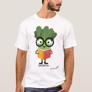 Spinach with Glasses GROWTH - By Design T-Shirt