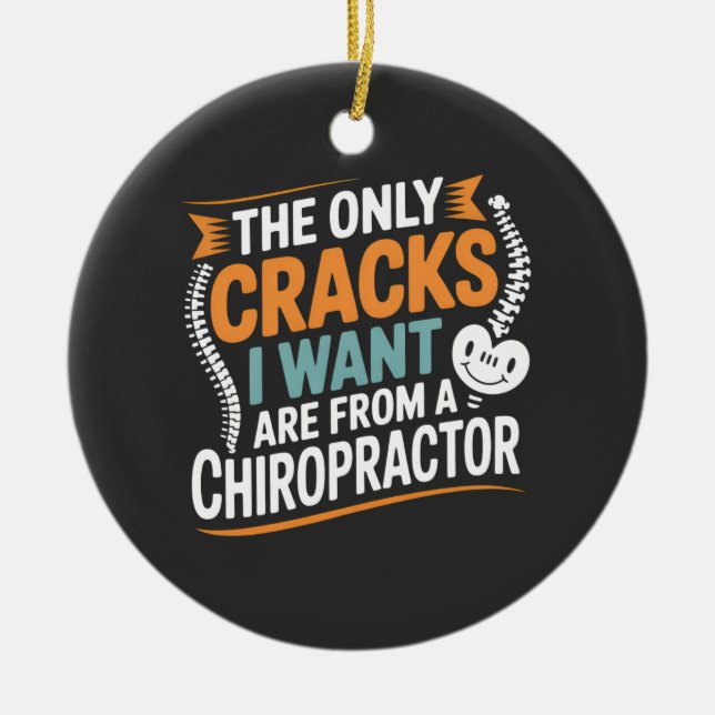 Spinal Alignment and Posture Recovery Ceramic Tree Decoration (Front)