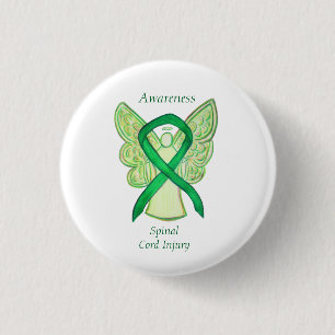Spinal Cord Injury Angel Awareness Ribbon Pins