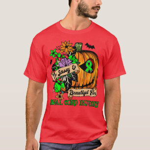 Spinal Cord Injury Awareness retro halloween scary T-Shirt