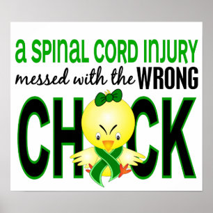 Spinal Cord Injury Messed With Wrong Chick Poster