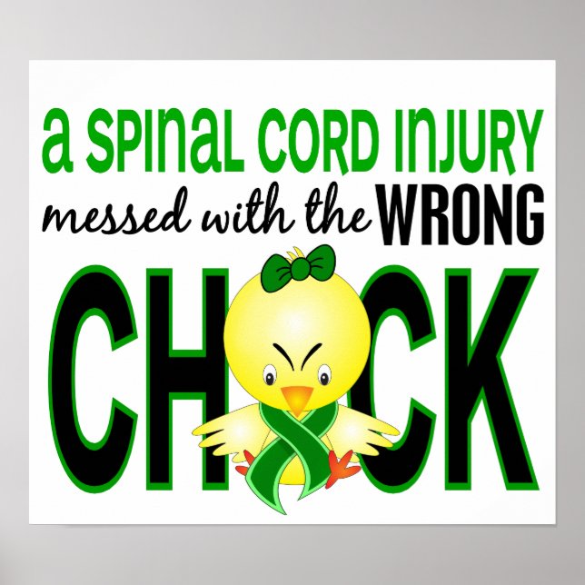 Spinal Cord Injury Messed With Wrong Chick Poster (Front)