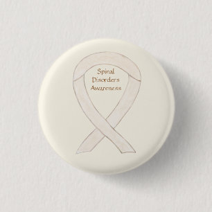 Spinal Disorders Awareness Ribbon Pin Buttons