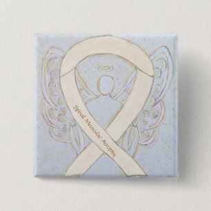 Spinal Muscular Atrophy Awareness Ribbon Angel Pin