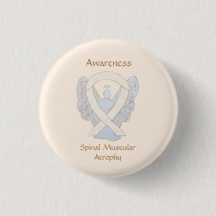 Spinal Muscular Atrophy Awareness Ribbon Angel Pin