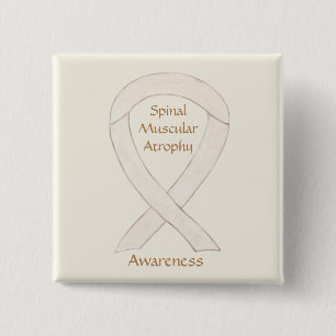 Spinal Muscular Atrophy Awareness Ribbon Buttons