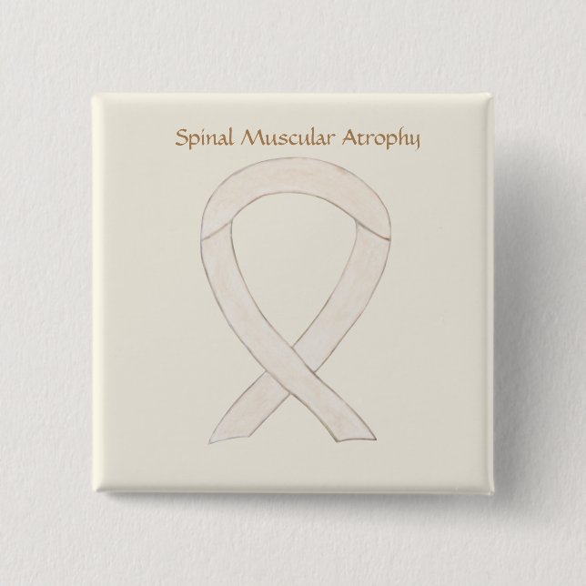 Spinal Muscular Atrophy Awareness Ribbon Pins (Front)