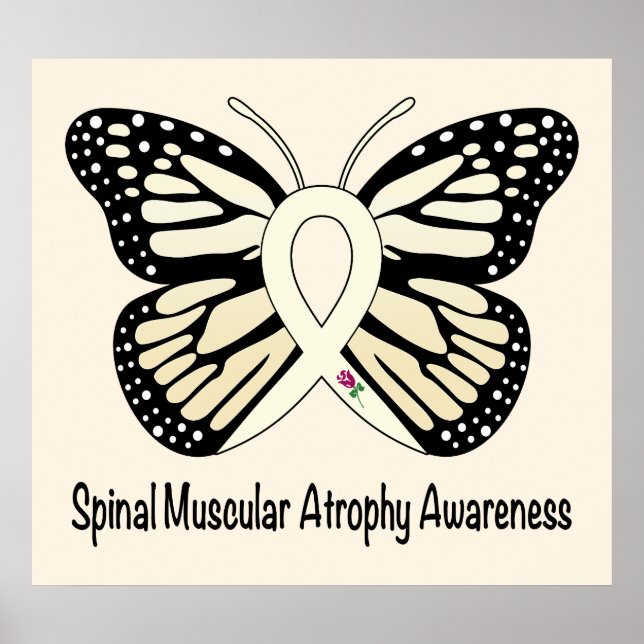 Spinal Muscular Atrophy Butterfly of Hope Poster (Front)